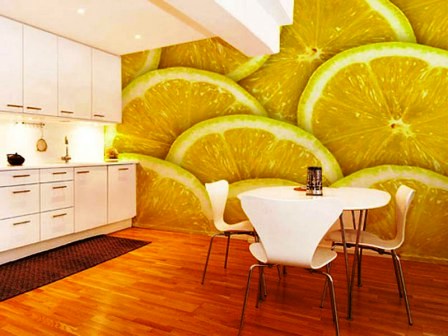 фотообои в интерьере фото