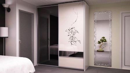 Обои, шкаф-купе, как совместить и выбрать Обои, шкаф-купе, как совместить и выбрать